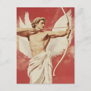 Majestic Angelic Archer - Ein Symbol für Liebe und Postkarte
