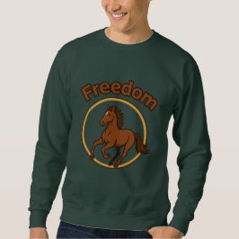**Majestic Arabian Horse in the Golden Desert** Sweatshirt