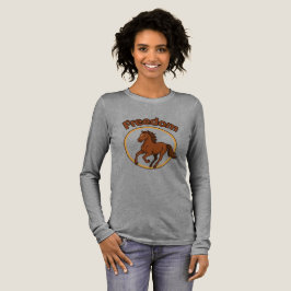 **Majestic Arabian Horse in the Golden Desert** Tri-Blend Shirt