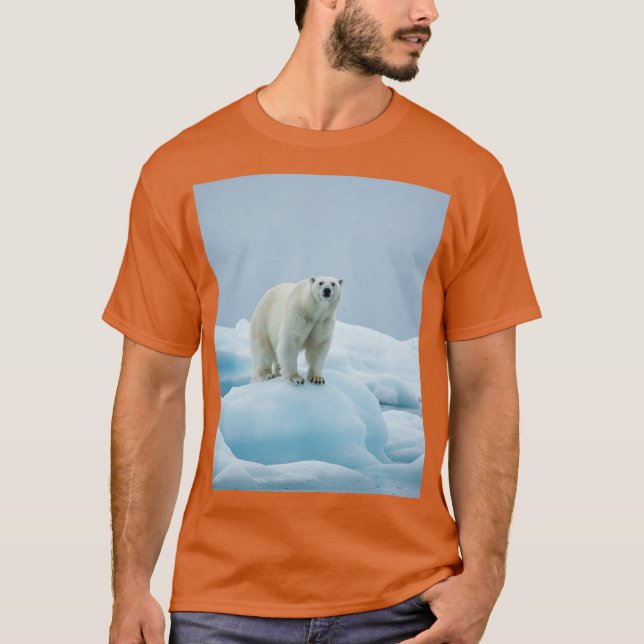 Majestic Arctic Polar Bear T - Shirt Design (Vorderseite)