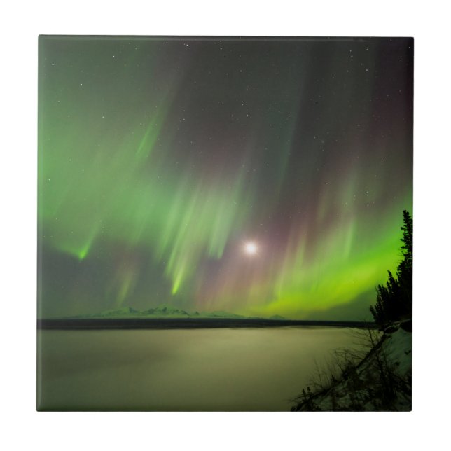 Majestic Aurora Fliese (Vorderseite)