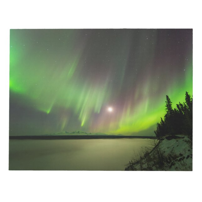 Majestic Aurora Notizblock (Vorderseite)