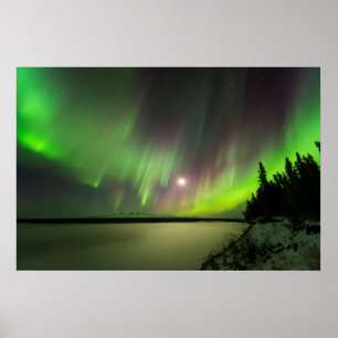 Majestic Aurora Poster