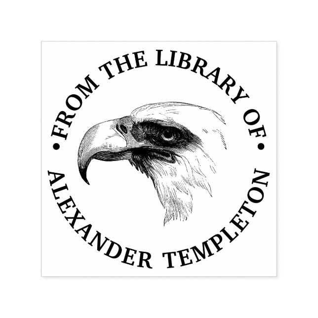 Majestic Bald Adler Head aus der Bibliothek Permastempel (Design)