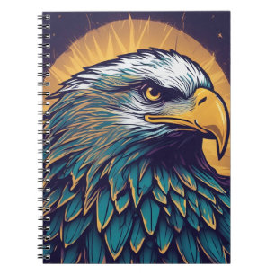 Majestic Bald Eagle Notizblock
