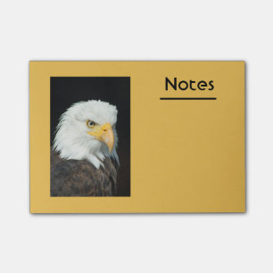 Majestic Bald Eagle Portrait Post-it Klebezettel