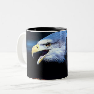 Majestic Bald Eagle Zweifarbige Tasse