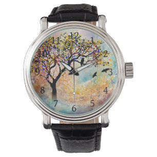 Majestic Baumlandschaft 480 Armbanduhr