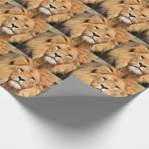 Majestic, Beautiful, Regal Lion Geschenkpapier