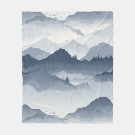 Majestic Berglandschaft Fleecedecke