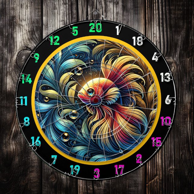 Majestic Betta Fish Game Board Dartscheibe (Von Creator hochgeladen)
