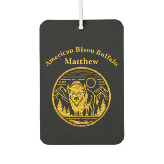 Majestic Bison in der Berglandschaft Autolufterfrischer
