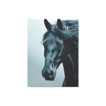 Majestic Black Horse Portrait