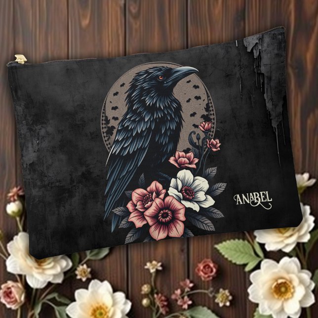Majestic Black raven Zubehörtasche (Von Creator hochgeladen)