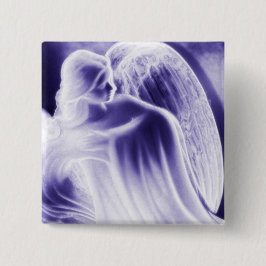 Majestic Blue Angel Fashion Button