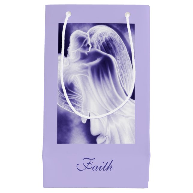 Majestic Blue Angel Kleine Geschenktüte (Vorderseite)