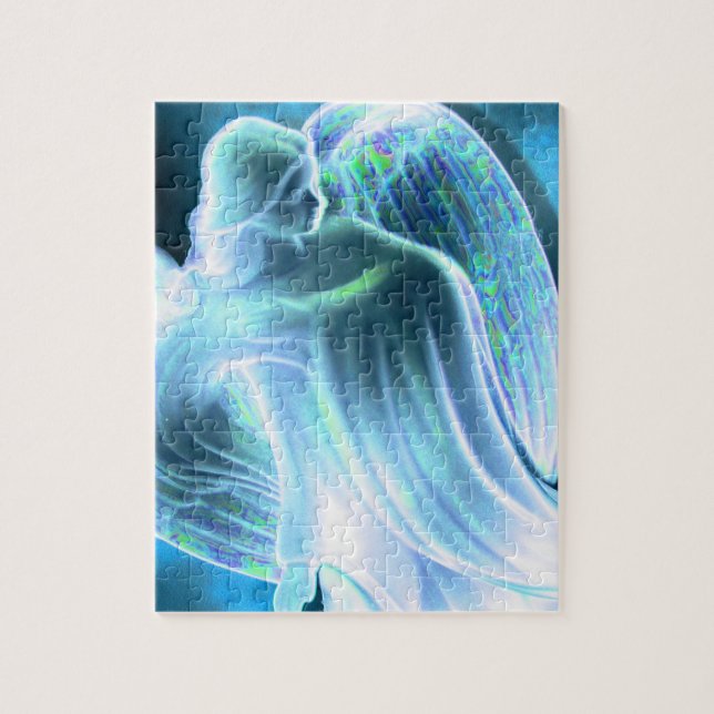 Majestic Blue Angel Puzzle (Vertikal)