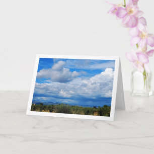 Majestic Blue Sky Landschaft Karte
