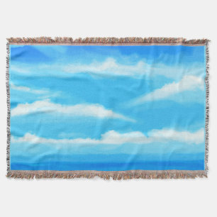Majestic Blue Sky Malerei Decke