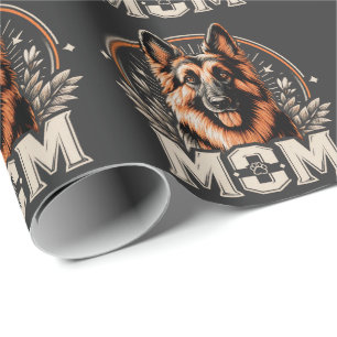 Majestic Bond: Gee Vaucher German Shepherd Dog Mam Geschenkpapier