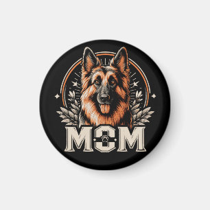 Majestic Bond: Gee Vaucher German Shepherd Dog Mam Magnet