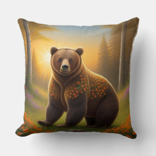 Majestic Brown Bär Kissen
