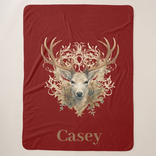 Majestic Buck - Individuelle Name Sherpadecke (Vorderseite)