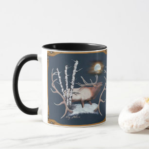 Majestic Bull Elk Tasse