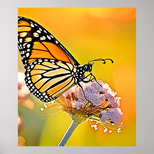 Majestic Butterfly Nahes Design Poster (Vorne)