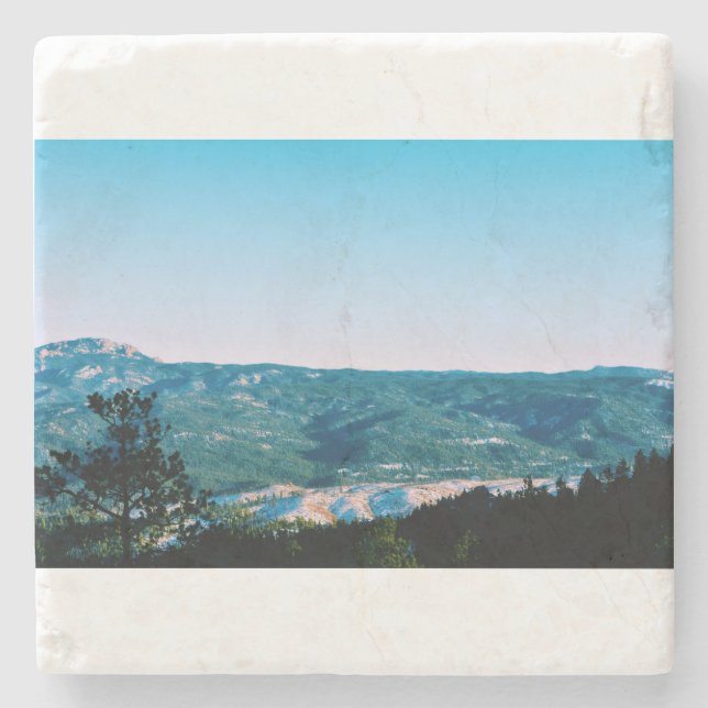 Majestic Colorado Skyline Steinuntersetzer (Vorderseite)