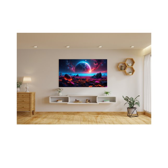 Majestic Cosmic Fantasy Landscape Vibranly Fotodruck (Von Creator hochgeladen)