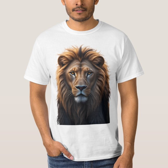 Majestic Cosmic Lion T-Shirt (Vorderseite)