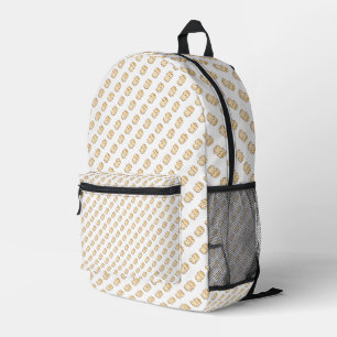 Majestic Cudly Cat mit einer Krone Bedruckter Rucksack