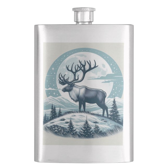 "Majestic Dee Wine Flask Flachmann (Vorderseite)