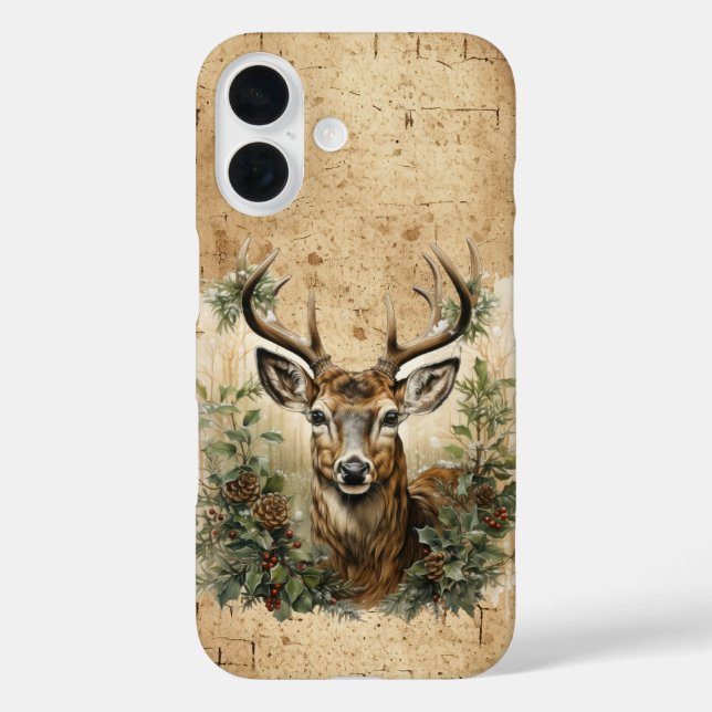 Majestic Deer mit Hornwäldern Natur Case-Mate iPhone Hülle (Rückseite)