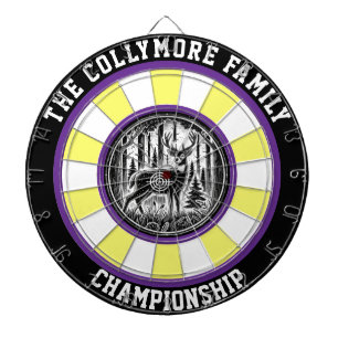 Majestic Deer Rustic Arwork Dartscheibe