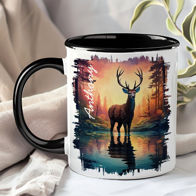 Majestic Dei am Sunset Lake Reflektion Tasse (Von Creator hochgeladen)