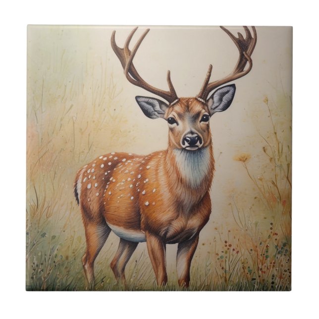Majestic Dei im Herbst Fliese (Vorderseite)