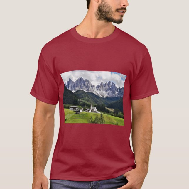 Majestic Dolomites Mountain Tee (Vorderseite)