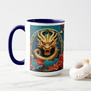 Majestic Dragon Chinesisches Neujahr Tasse