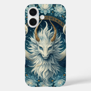 Majestic Dragon Mandala Floral iPhone 16 Hülle