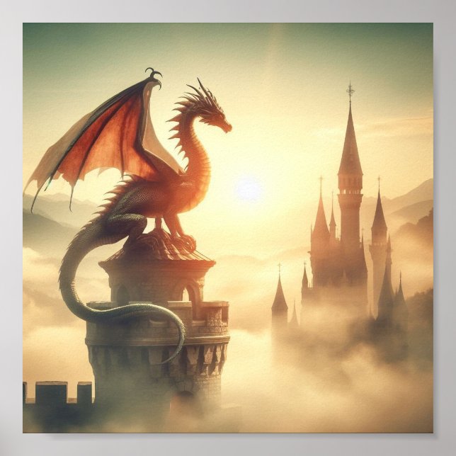Majestic Dragon Poster (Vorne)