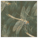 Majestic Dragonfly Pattern Stoff