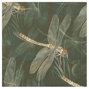 Majestic Dragonfly Pattern  Stoff