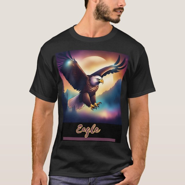 Majestic Eagle - Auf dem Weg in die Freiheit T-Shirt (Vorderseite)