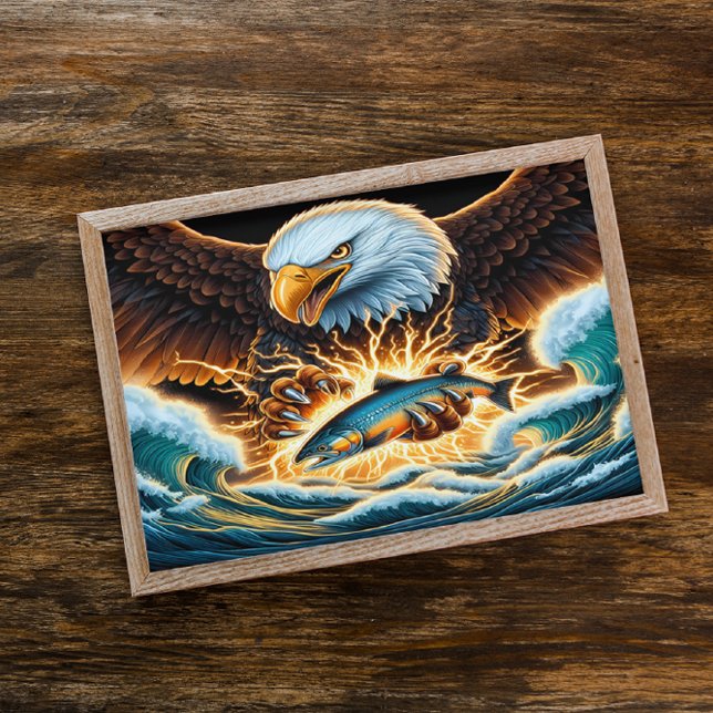 Majestic Eagle Capture Prey Poster (Von Creator hochgeladen)