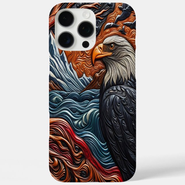 Majestic Eagle Car Art Case-Mate iPhone Hülle (Rückseite)