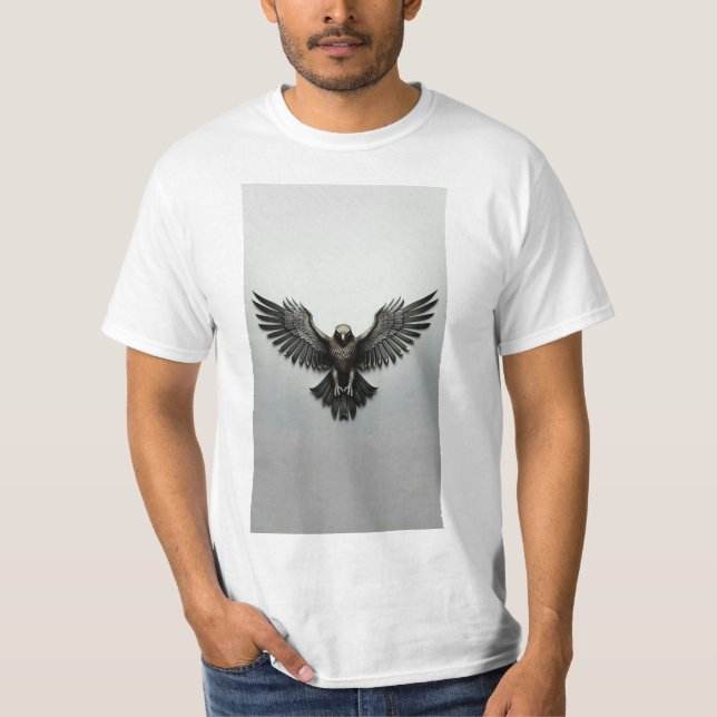Majestic Eagle Design T - Shirt - Jhajhale Store E (Vorderseite)