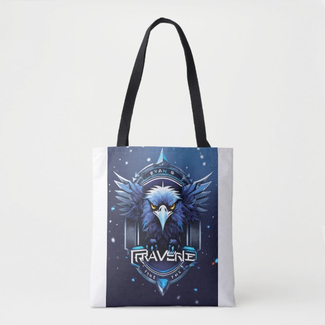 Majestic Eagle Emblem Tote Bag – Bold & Stylish Ev (Vorderseite)