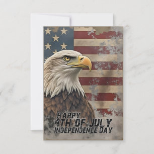 Majestic Eagle & Flag - Geist der Freiheit